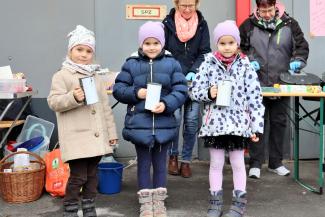 Spendenaktion der Caritas-Kita St. Altfrid