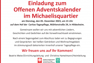 Offenen Adventskalender im Michaelisquartier