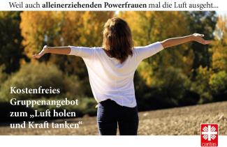 Kostenloses Gruppenangebot für alleinerziehende Frauen