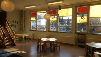 Helle und freundliche Räume bieten ideale Voraussetzungen, um Kinder betreuen und fördern zu können. Helle und freundliche Räume bieten ideale Voraussetzungen, um Kinder betreuen und fördern zu können.