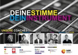 Plakat "Deine Stimme Dein Instrument"