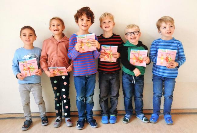 Die Delegierten des Kinderparlaments