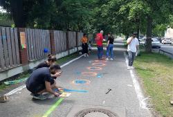 Pop-up Spielstraße im Stadtfeld